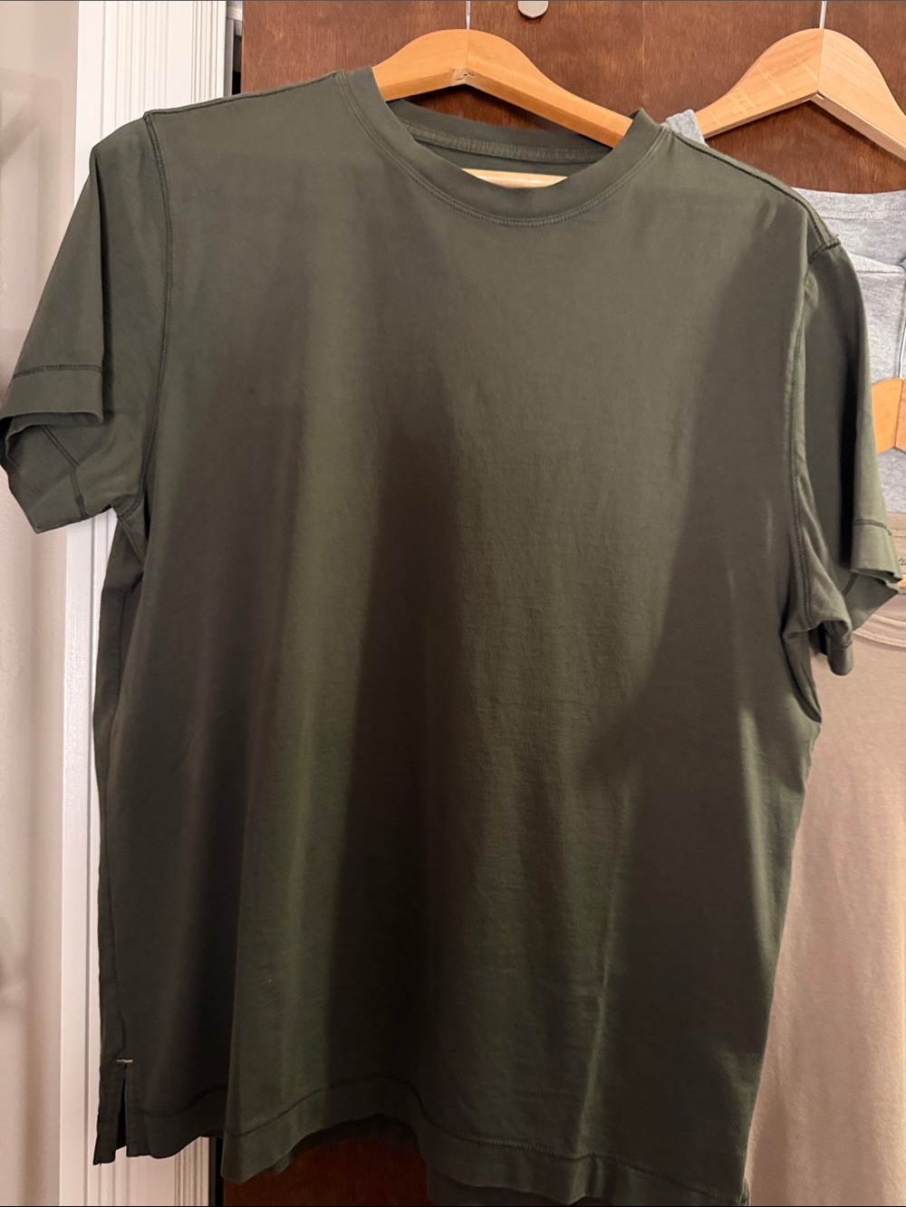 Madewell Olive Crew Neck Short Sleeve Tee